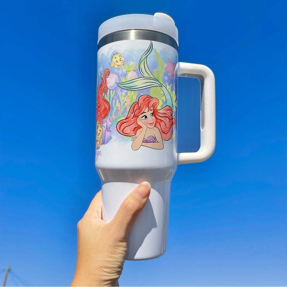 Disney Ariel The Princess Mermaid Brand new 40 oz double wall stainless … - Picture 5 of 6